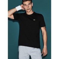 Lacoste Sport Regular Fit Black T-Shirt  Offer + Cheap