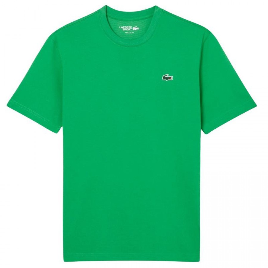 Camiseta Lacoste Sport Regular Fit Verde  Oferta + Barato
