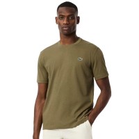 Camiseta Lacoste Sport Regular Fit Verde Kaki  Oferta + Barato