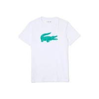 Camiseta Lacoste Sport Transpirable Blanco  Oferta + Barato