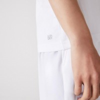 Camiseta Lacoste Sport Transpirable Blanco  Oferta + Barato