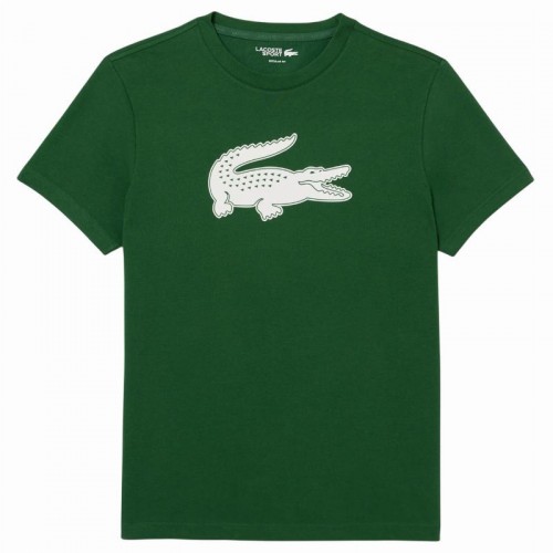 Camiseta Lacoste Sport Verde Blanco Camiseta Lacoste Sport Verde Blanco