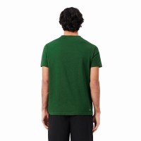 Camiseta Lacoste Sport Verde Blanco  Oferta + Barato
