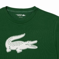Camiseta Lacoste Sport Verde Blanco  Oferta + Barato