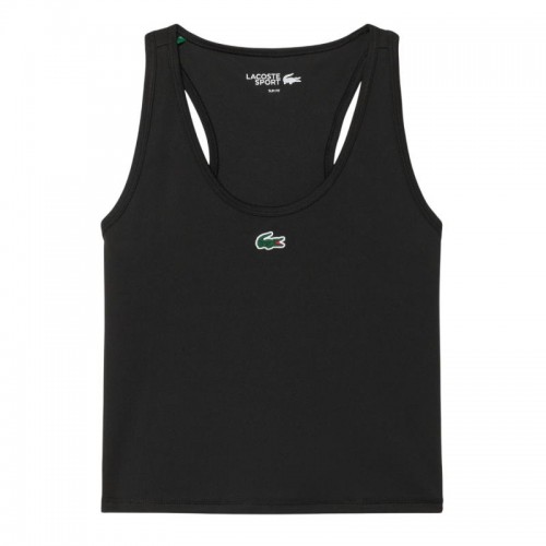 Camiseta Lacoste Tank Negro Mujer