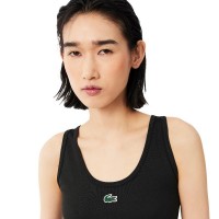 Camiseta Lacoste Tank Negro Mujer