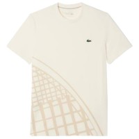 Camiseta Lacoste Tenis Ultra Dry Blanco Roto  Oferta + Barato