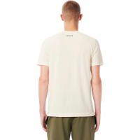 Camiseta Lacoste Tenis Ultra Dry Blanco Roto  Oferta + Barato