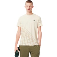 Camiseta Lacoste Tenis Ultra Dry Blanco Roto  Oferta + Barato