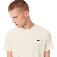Camiseta Lacoste Tenis Ultra Dry Blanco Roto  Oferta + Barato