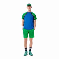 Camiseta Lacoste Ultra Dry Azul Marino Verde  Oferta + Barato