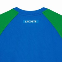 Camiseta Lacoste Ultra Dry Azul Marino Verde  Oferta + Barato