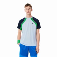 Camiseta Lacoste Ultra Dry Azul Verde  Oferta + Barato