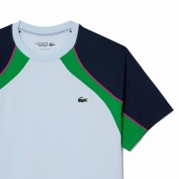 Camiseta Lacoste Ultra Dry Azul Verde  Oferta + Barato