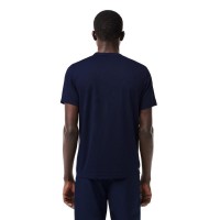 T-shirt Lacoste Ultra Dry bianca blu navy  Offerta + Economico