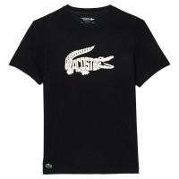 Maglietta Lacoste Ultra Dry Nero Bianco  Offerta + Economico