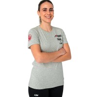 Lok A1 Padel Bridger Gray Melange Women''s T-Shirt  Offer + Cheap