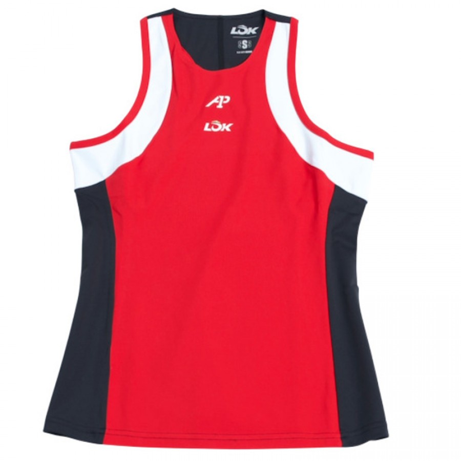 Lok A1 Padel Elk Bianco Nero Maglietta da Donna  Offerta + Economico