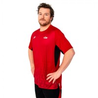 T-shirt à capuche de padel Lok A1 rouge  Offre - Pas cher