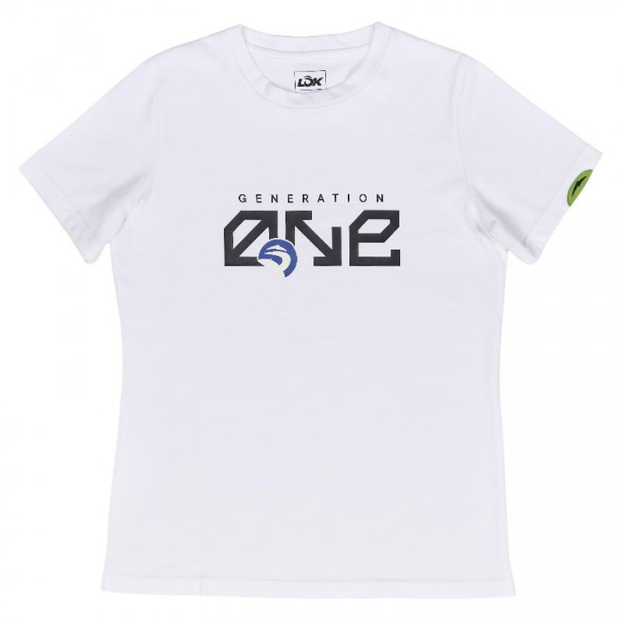 Camiseta Lok Gen One Blanco Mujer  Oferta + Barato