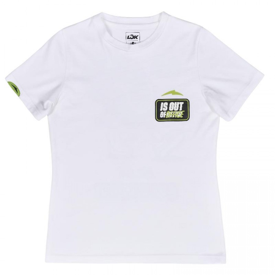 Camiseta Lok Out Of Office Blanco Mujer  Oferta + Barato