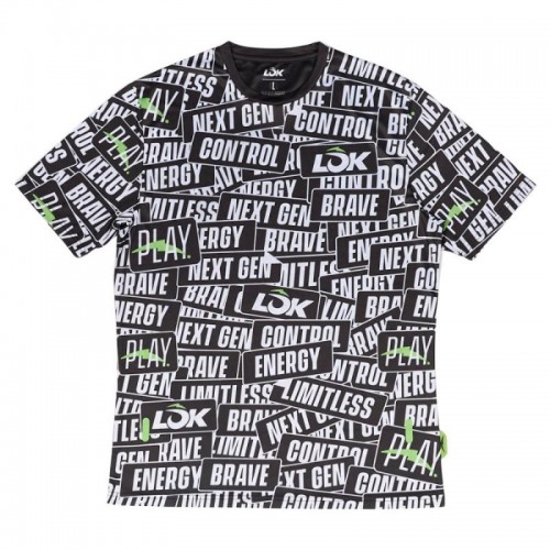 Camiseta Lok Sticker Storm Negro Camiseta Lok Sticker Storm Negro