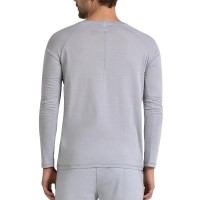 Camiseta Manga Larga Bullpadel Amer Gris Perla