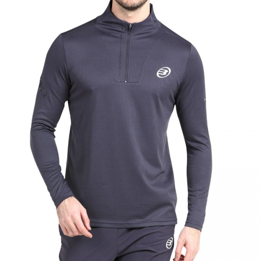 Camiseta Manga Larga Bullpadel Nidio Azul Sombra  Oferta + Barato