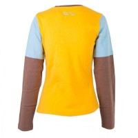 Varlion MD M/L06-MC617 T-Shirt Manches Longues Jaune Femmes  Offre - Pas cher