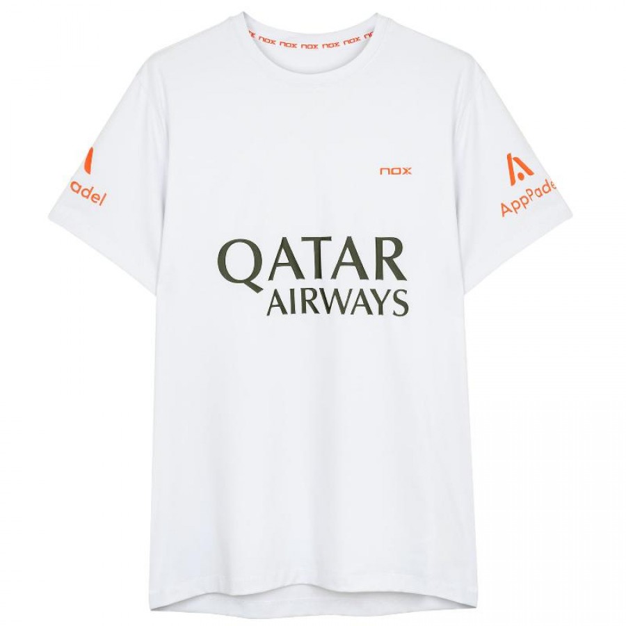 Camiseta Nox Agustin Tapia Sponsors AT10 Blanco 2024  Oferta + Barato