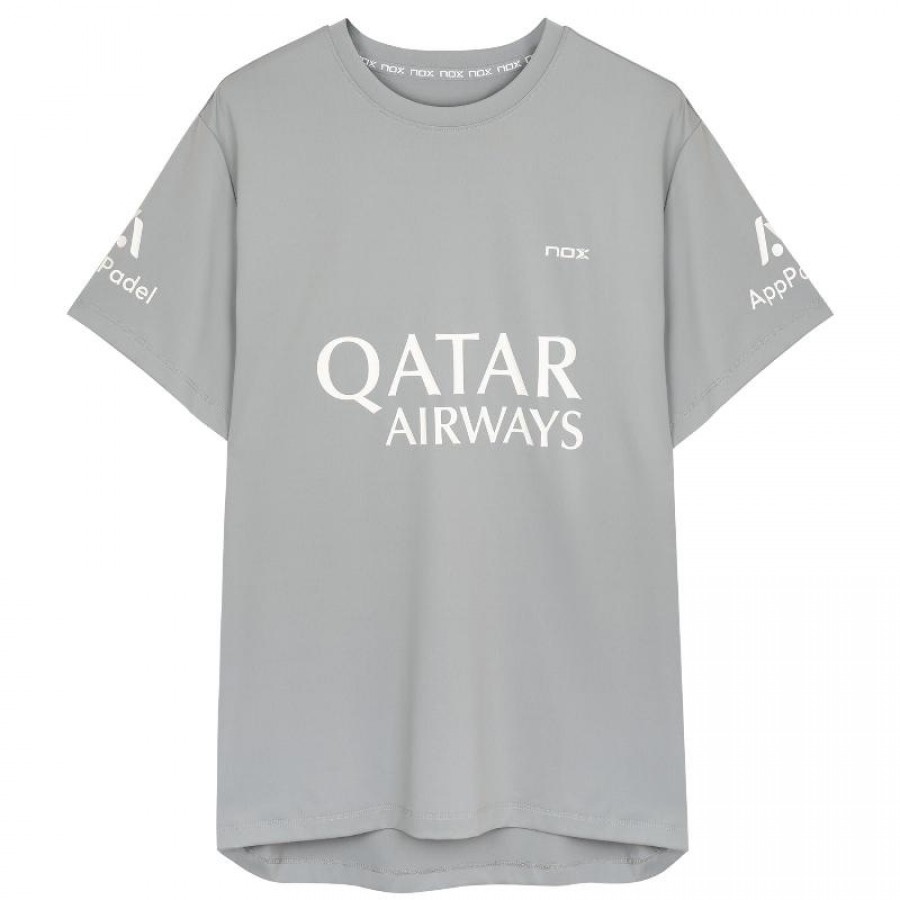 Camiseta Nox Agustin Tapia Sponsors AT10 Gris 2024  Oferta + Barato