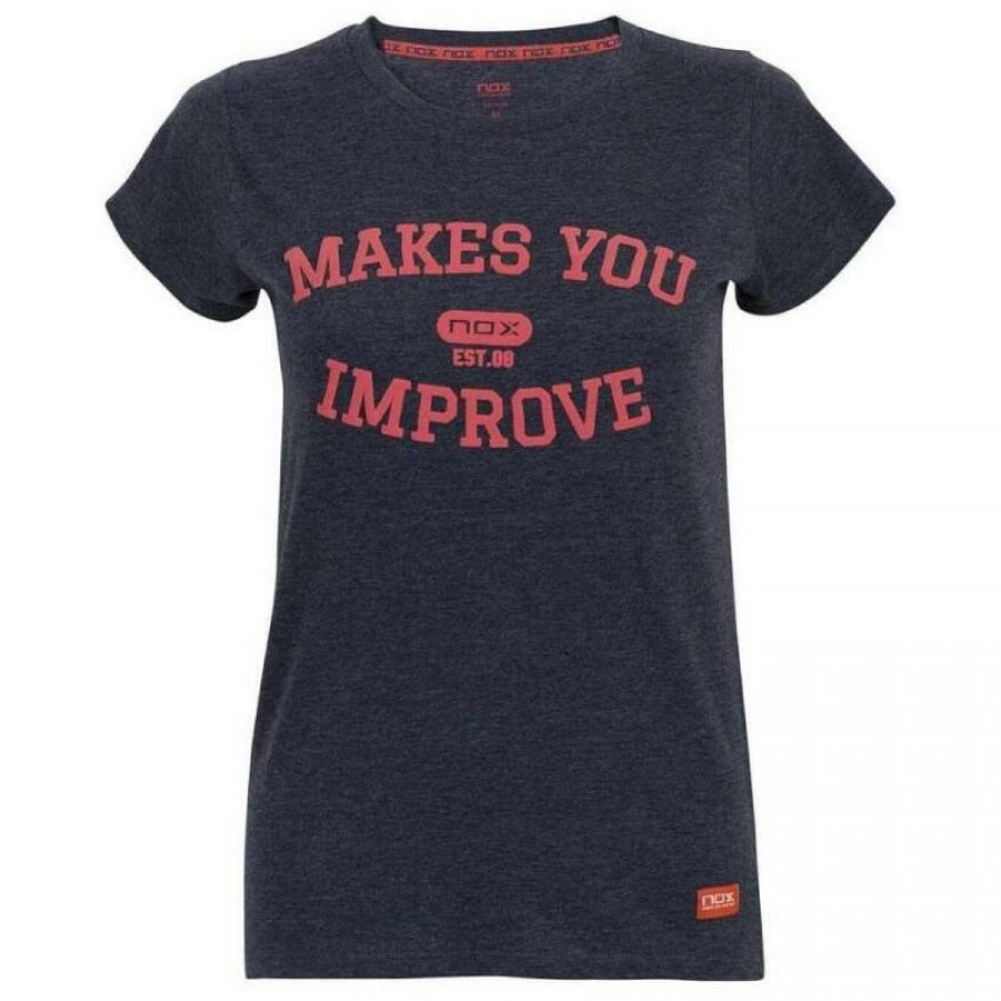 Camiseta Feminina Nox Basic Azul Marinho  Oferta + Barato
