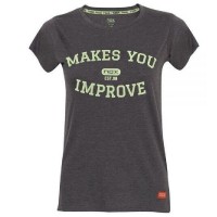 Camiseta Feminina Nox Basic Cinza  Oferta + Barato