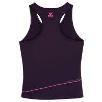 Camiseta Nox Pro Morado Oscuro Rosa Mujer
