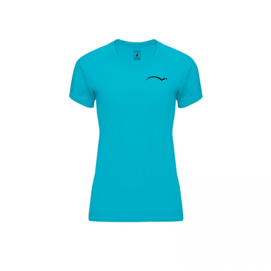 Camiseta PadelPoint Tournament Turquesa Mujer  Oferta + Barato