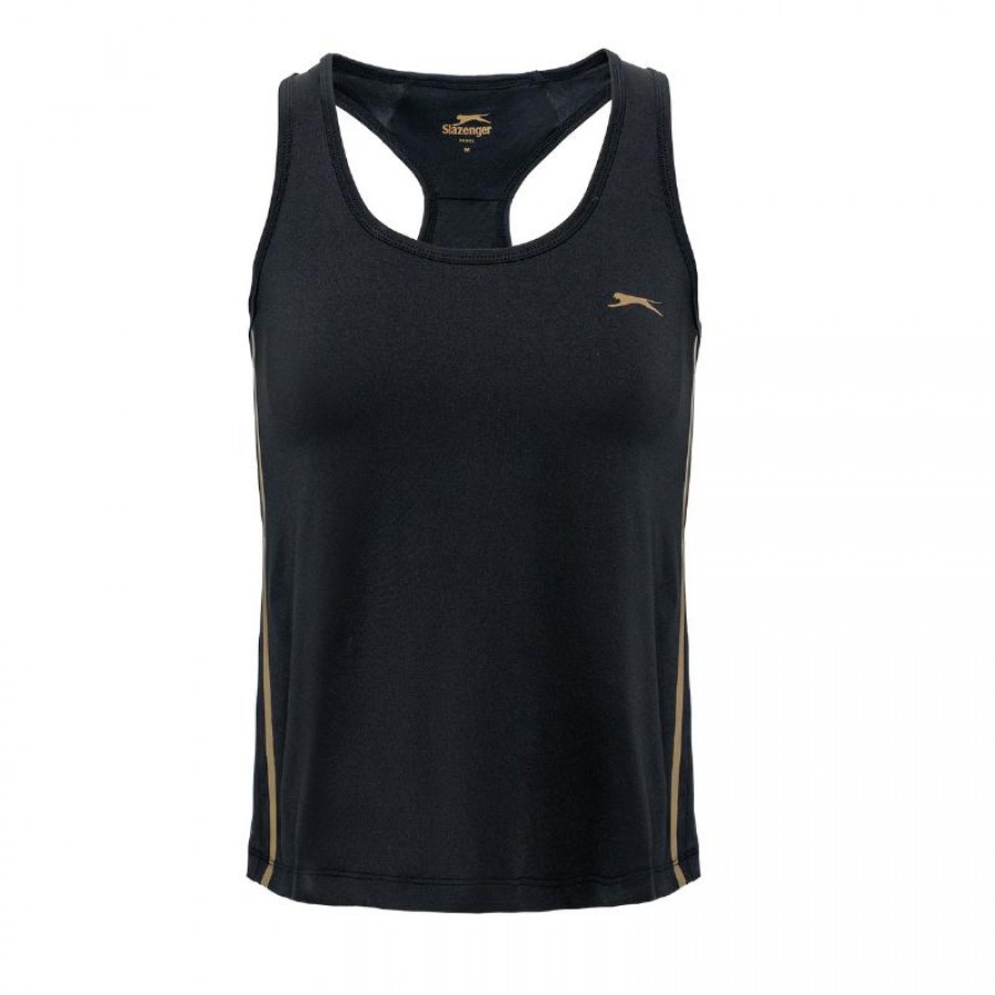 Camiseta Slazenger Ana Negro Mujer  Oferta + Barato
