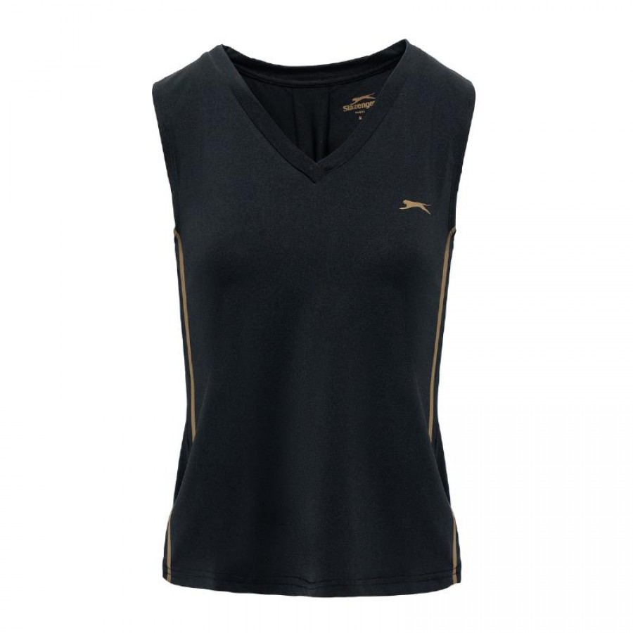 Camiseta Slazenger Lola Negro Mujer  Oferta + Barato