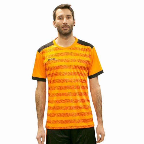 Camiseta Softee Leader Naranja Negro Camiseta Softee Leader Naranja Negro