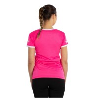 Camiseta Softee Tipex Fucsia Fluor Blanco Mujer  Oferta + Barato