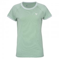 Camiseta Tecnifibre Team Stretch Verde Mujer
