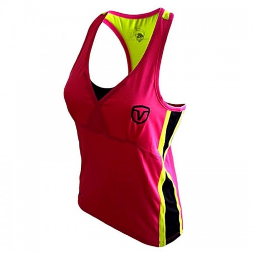 Camiseta Vairo Columns Rosa Mujer Camiseta Vairo Columns Rosa Mujer