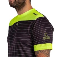 Vibora Nero Mamba X Anniversary T-Shirt Nero Giallo Fluo  Offerta + Economico
