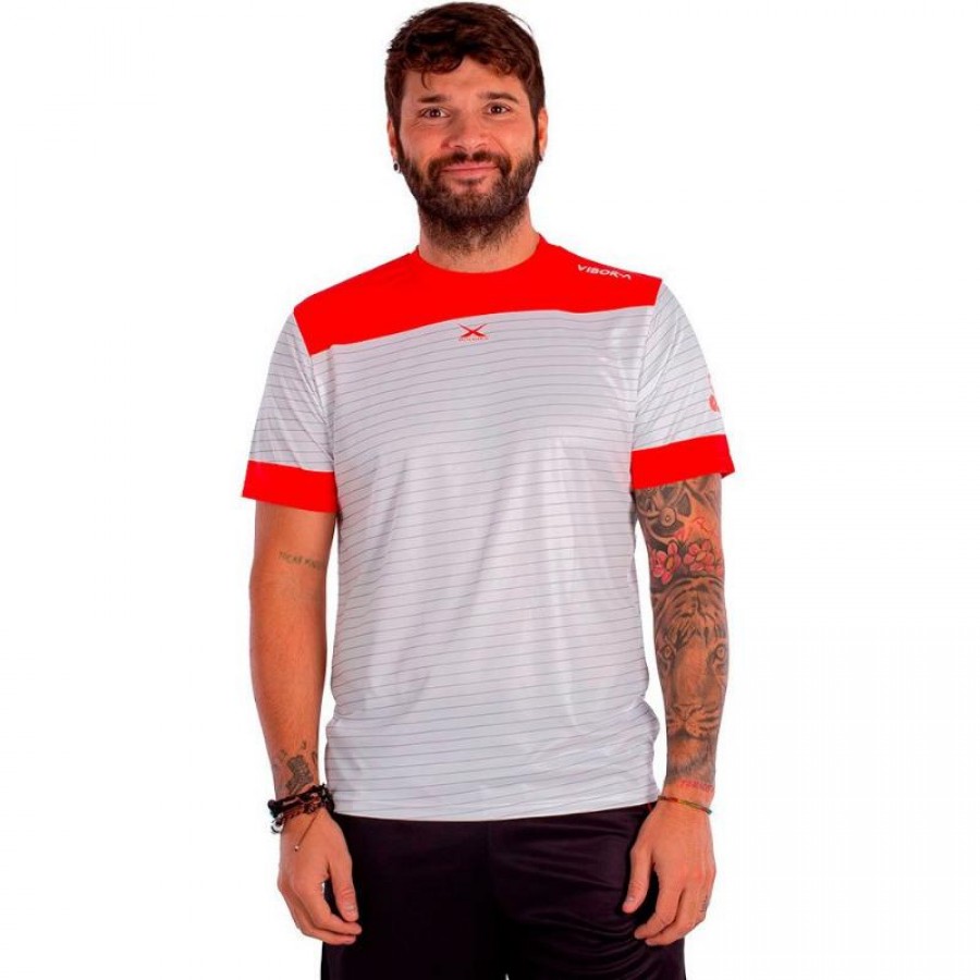 Vibora King Cobra X Anniversary Maglietta Bianco Rosso  Offerta + Economico