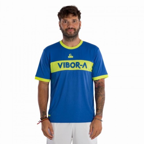 Camiseta Vibora Poison Azul Electrico
