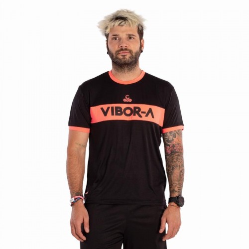 Camiseta Vibora Poison Negro Coral