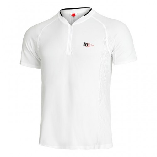 Camiseta Wilson Bela Seamless Ziphnly 2.0 Blanco Camiseta Wilson Bela Seamless Ziphnly 2.0 Blanco