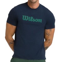 Camiseta Wilson Easy Street Azul Marino Verde  Oferta + Barato