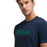 Camiseta Wilson Easy Street Azul Marino Verde  Oferta + Barato