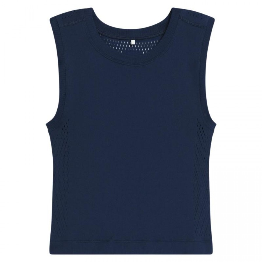 Camiseta feminina Wilson Pro Seamless Navy Blue