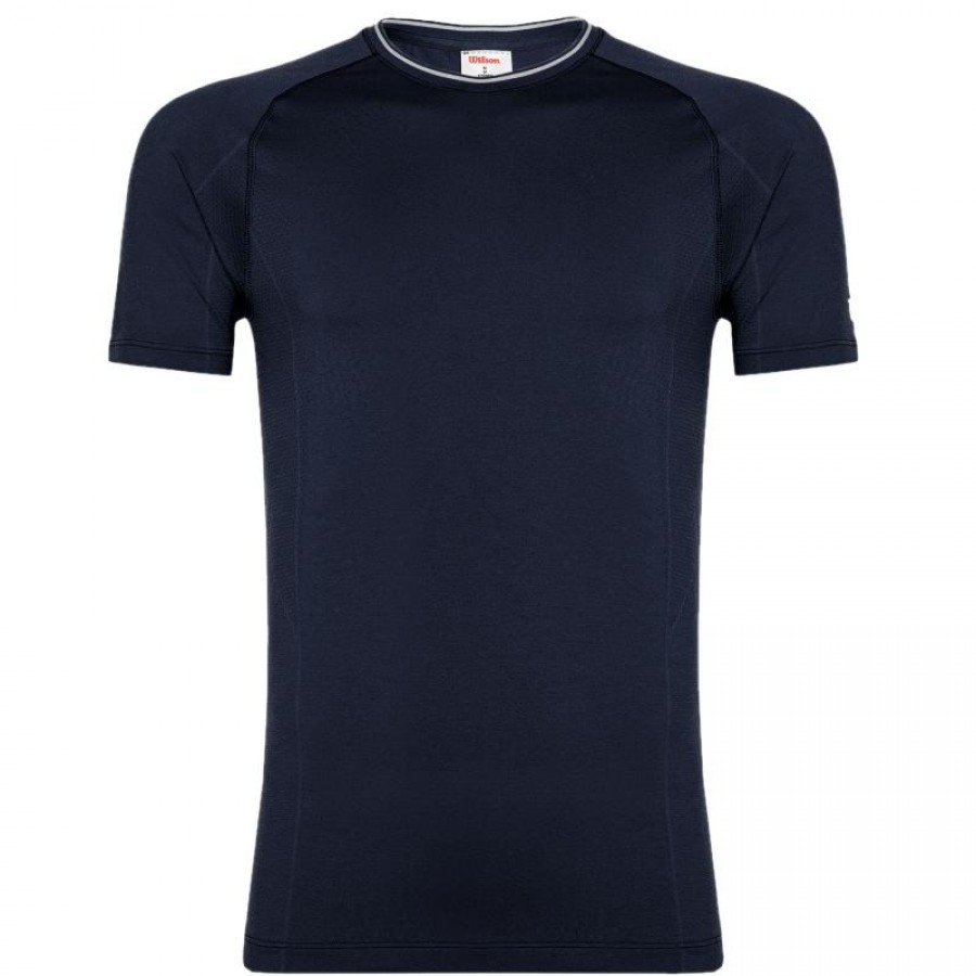 Camiseta Wilson Team Seamless Crew Marino  Oferta + Barato